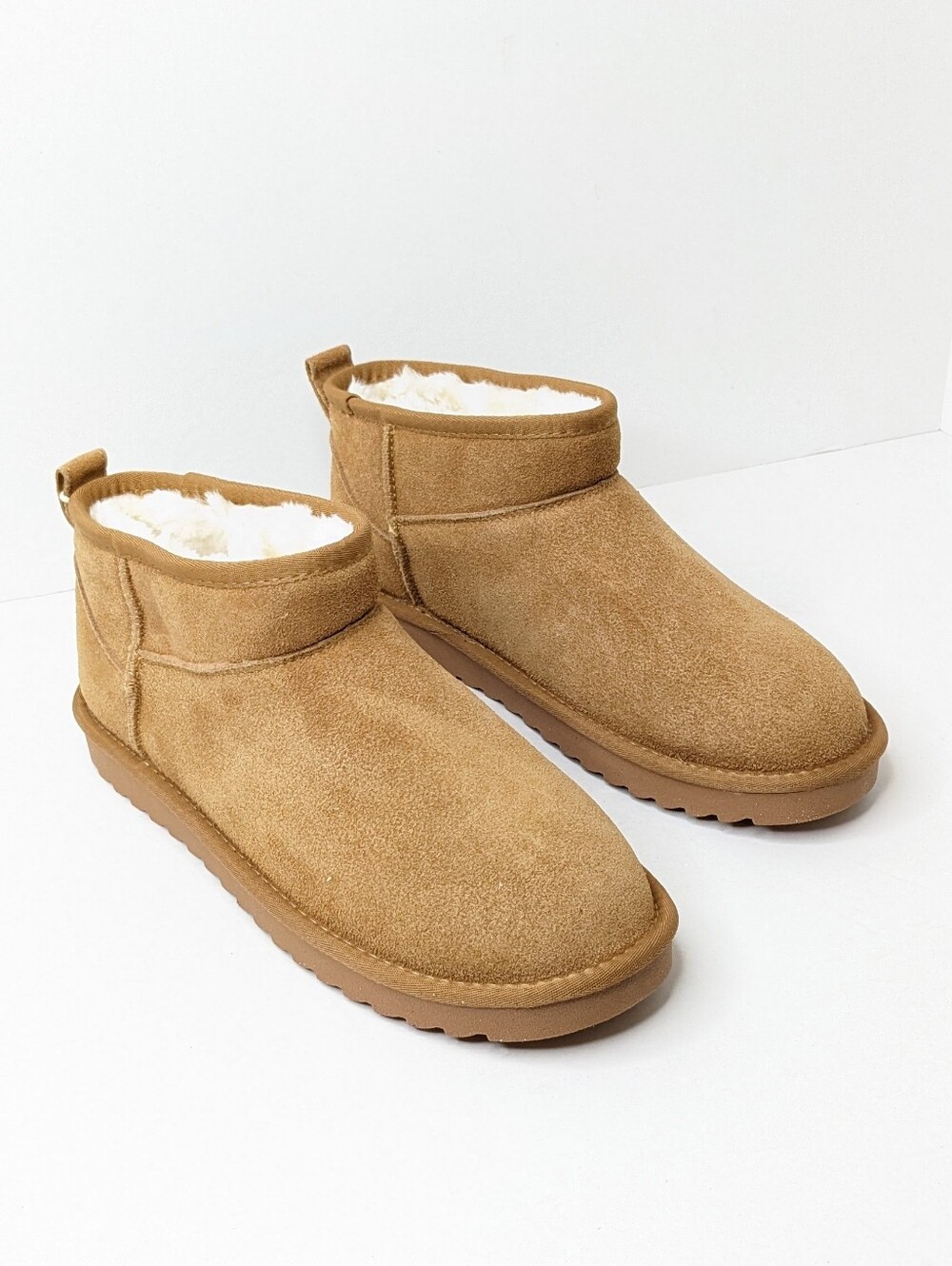 Project Cloud Hippy Ankle Boots Tan Suede Women's 8.5
